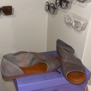 Sole Society Taupe Open-Toe Sandals